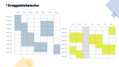 react-draggable-selector